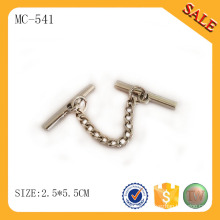 MC541 De aleación de zinc de fábrica de venta directa de la venta de metal etiqueta de la cadena